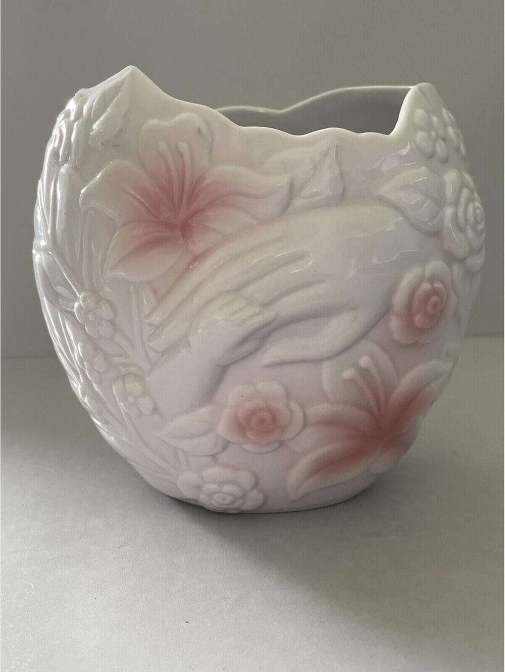 Vintage 1993 FTD "Especially For You!" Mother's and Baby's Hand Vase Planter